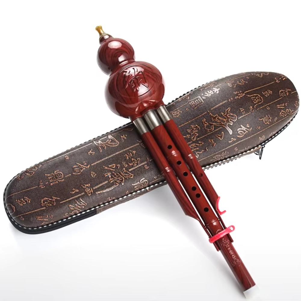 Musical Instrument In Chinese - Flauta de Cabaça Hulusi em Dó,
