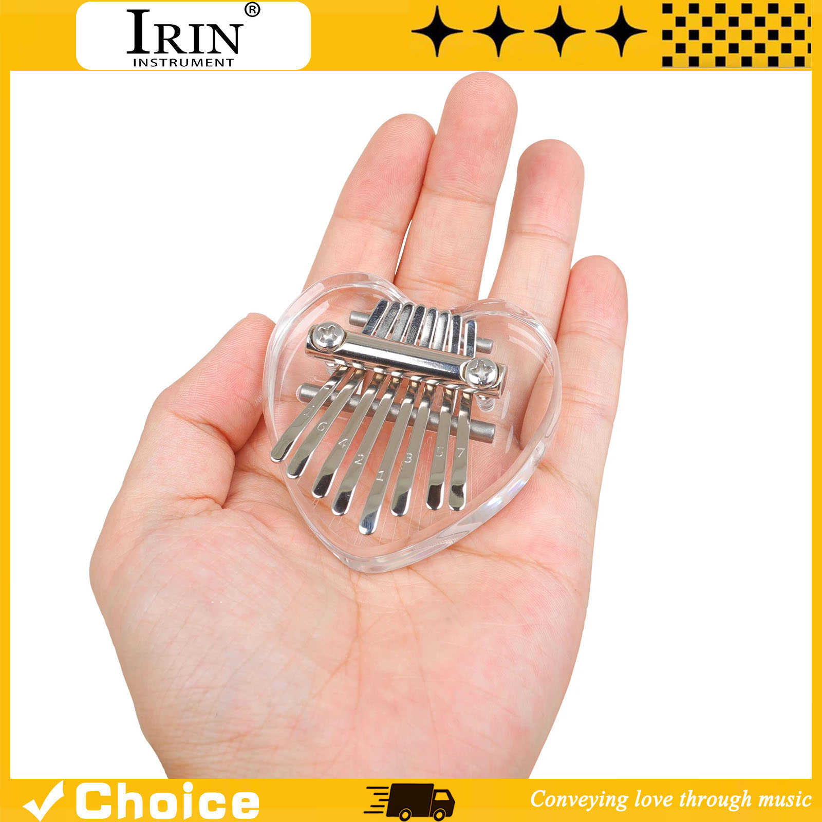 Musical Instrument Kids - Kalimba Mini Piano de Dedo com