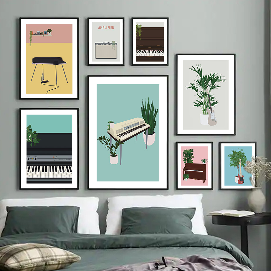 Picture Of Musical Instrument - Ilustração de instrumentos musicais, arte de