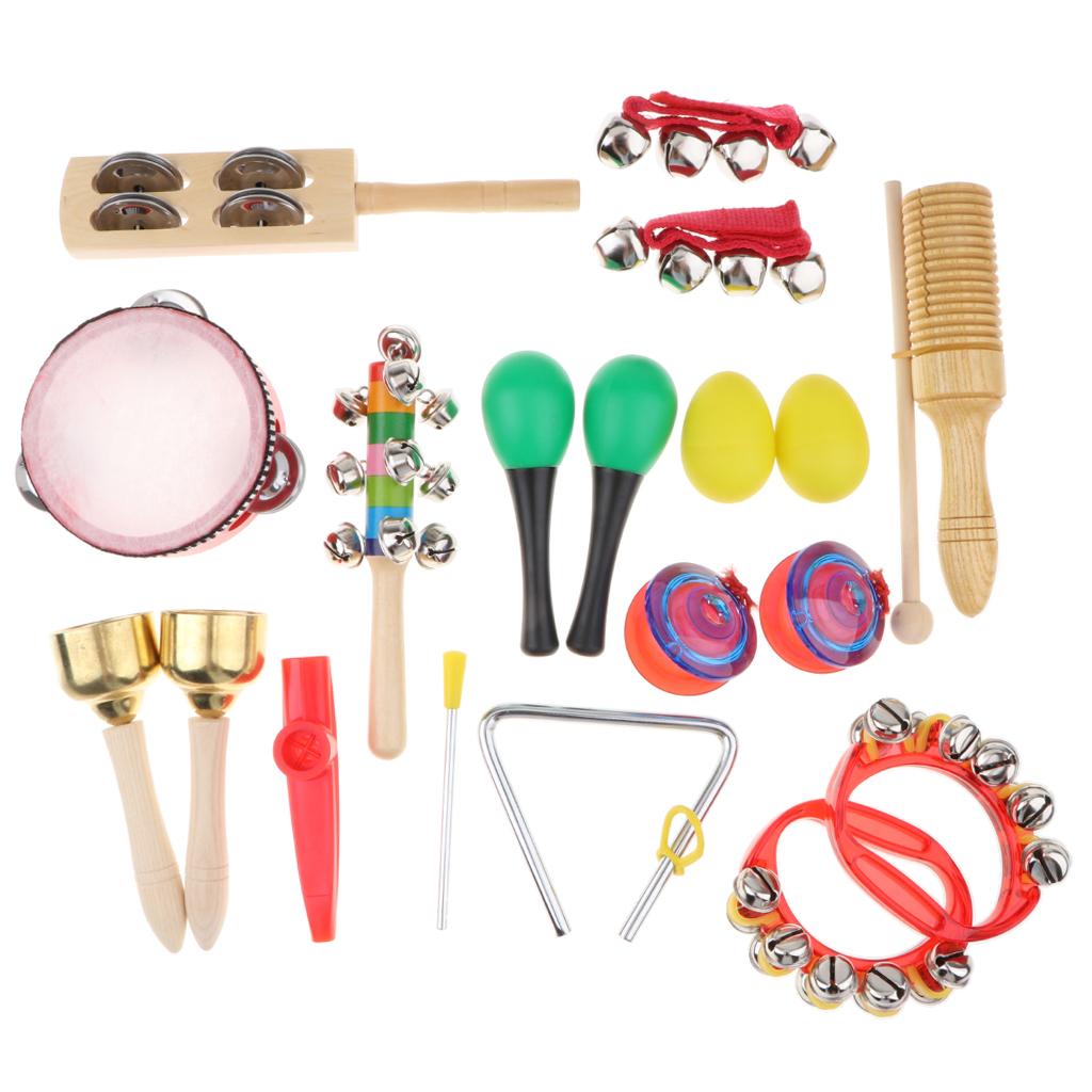 Musical Instrument Kids - Conjunto de instrumentos musicais de percussão