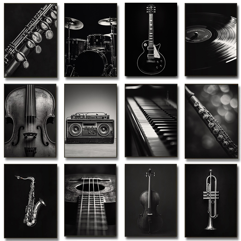 Musical Instrument Images - Instrumento musical clássico fotografia cartazes violino