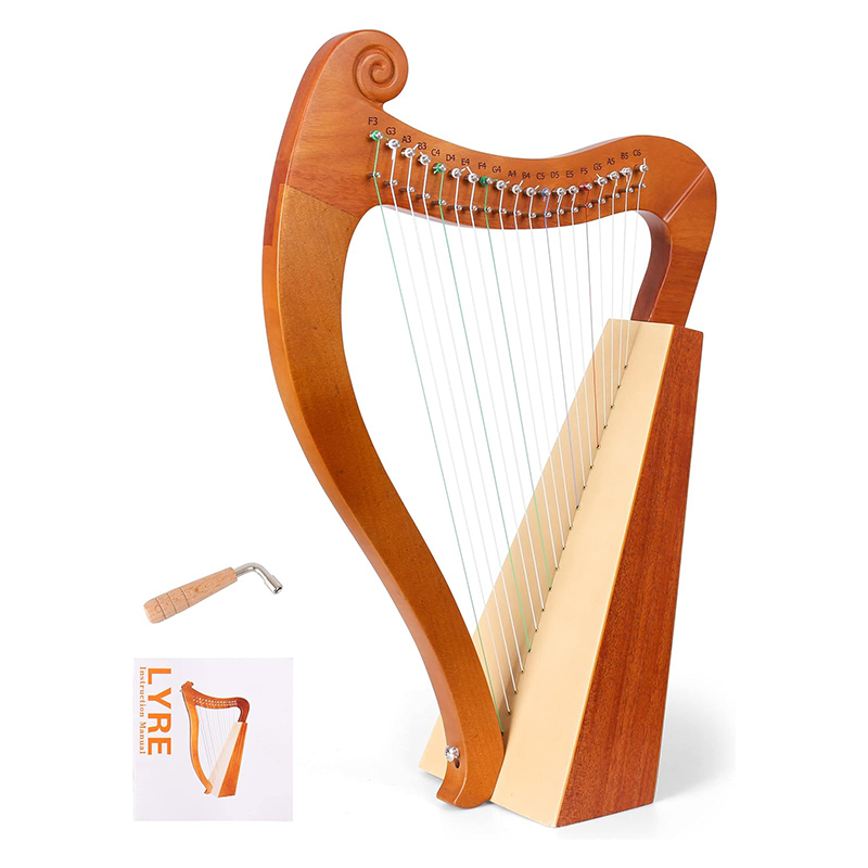 Musical Instrument Lyre - 15 19 cordas mini harpa lira