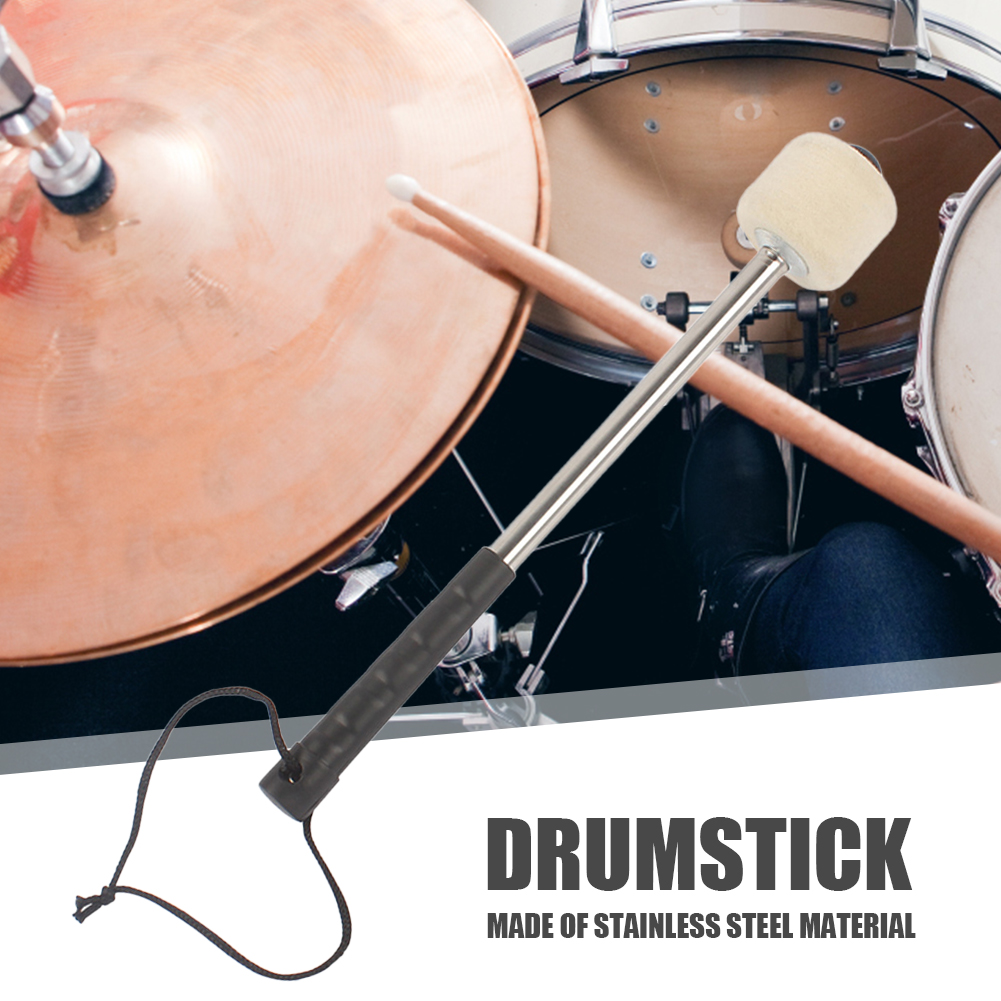 Musical Instrument Mallet - Baquetas Profissionais de Feltro para Bumbo