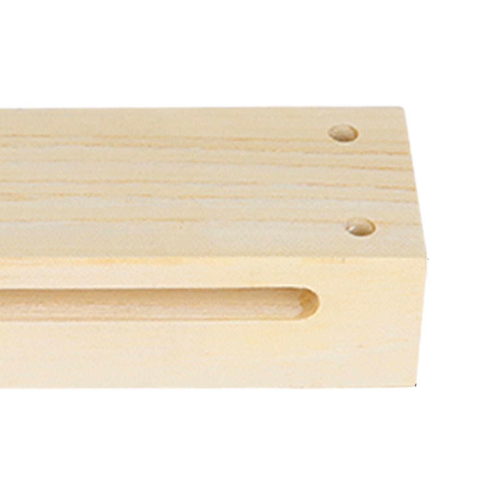 Musical Instrument Mallet - Bloco de Madeira Musical com Baqueta: