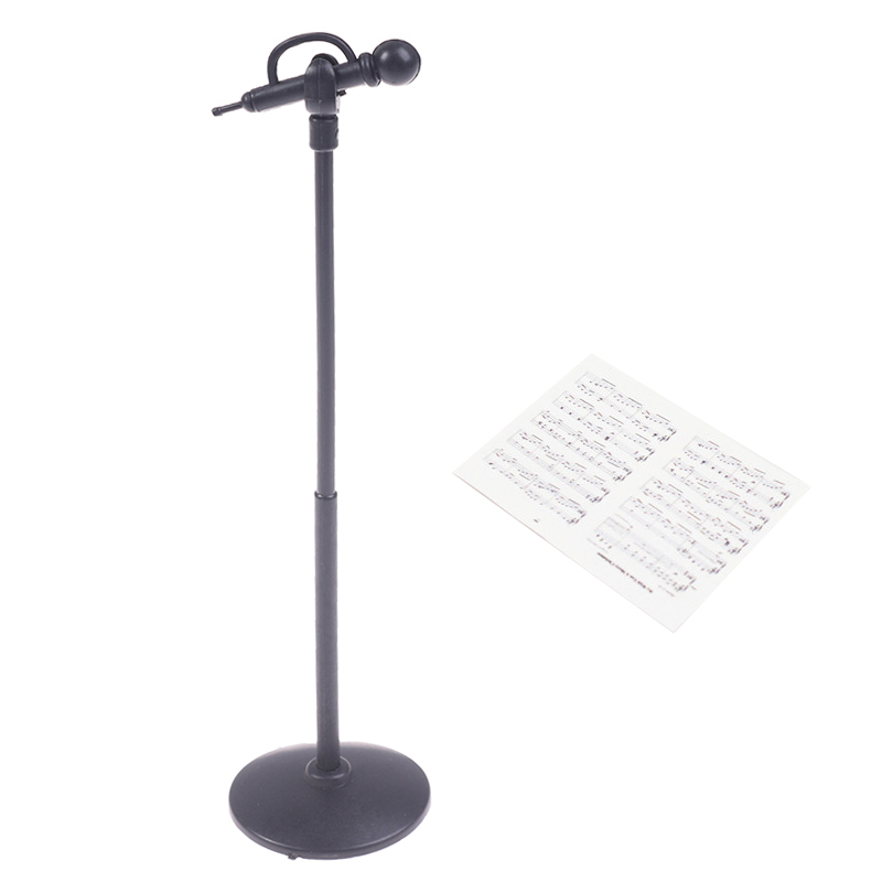 Musical Instrument Images - 2 pçs/set 1:12 casa de bonecas