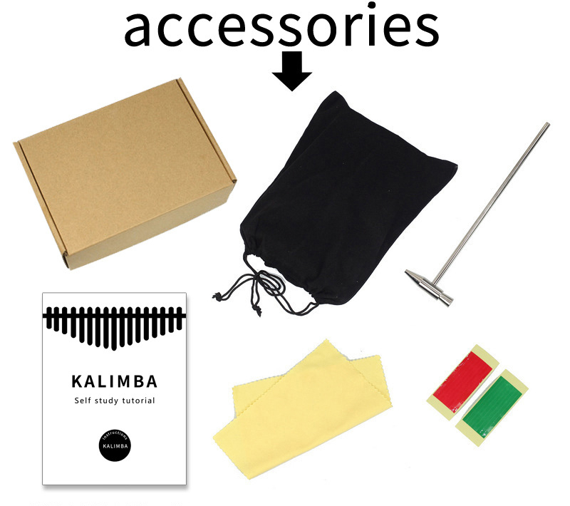 Colorido 21 chave kalimba cria - Musical Instrument Kids avaliação e preço