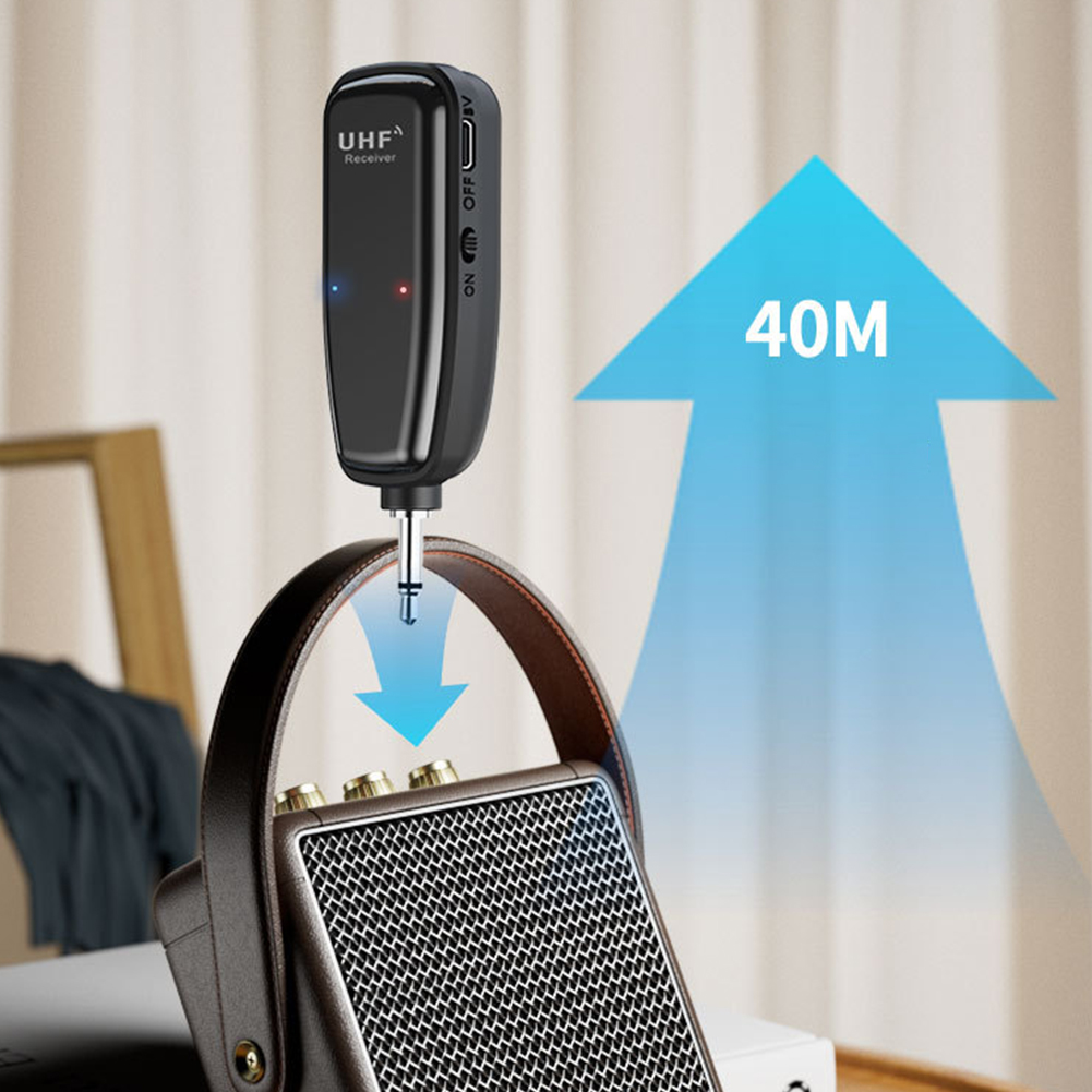 Microfone Sem Fio UHF com Clip - Musical Instrument Flute avaliação e preço