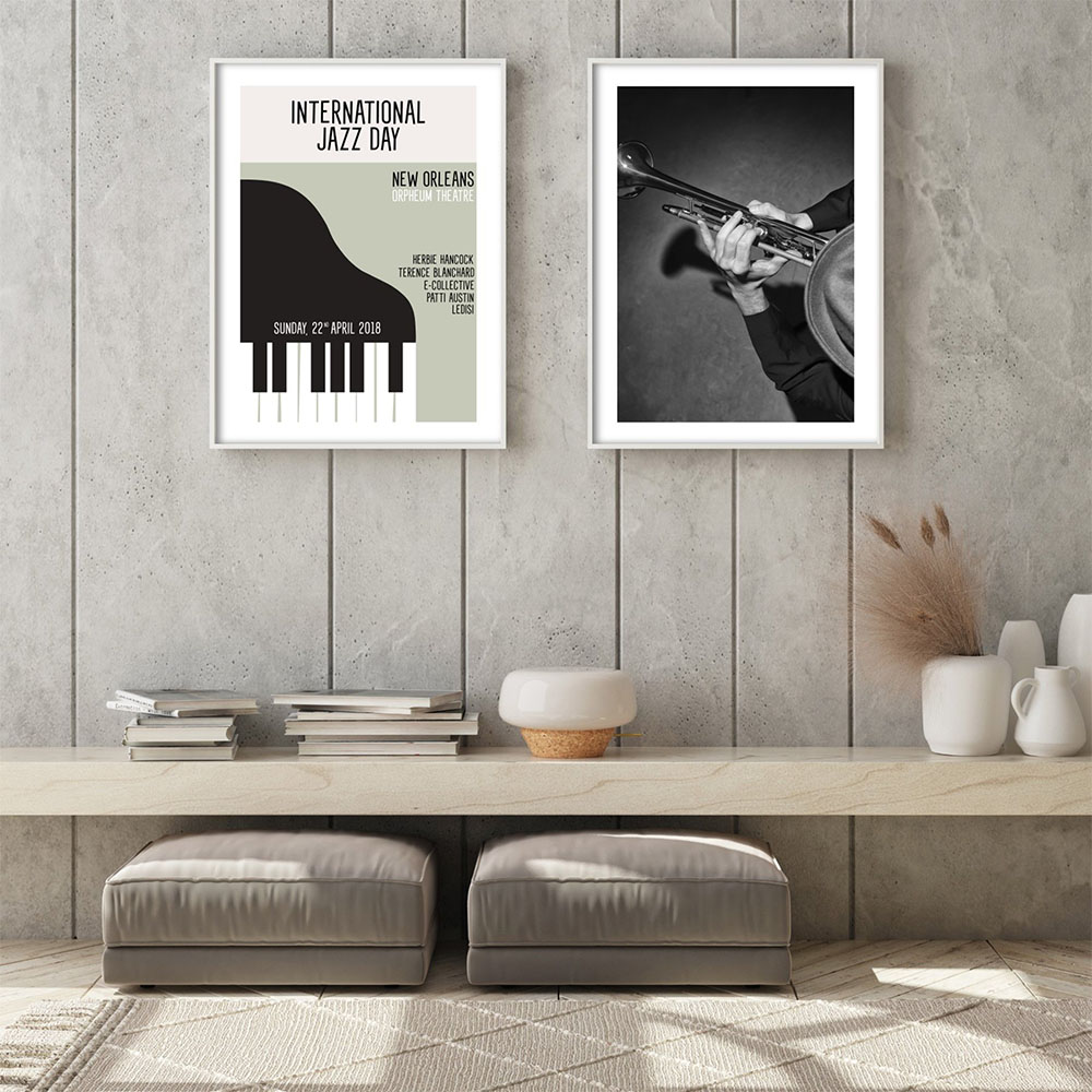 Galeria vintage pintura em tel - Picture Of Musical Instrument avaliação e preço