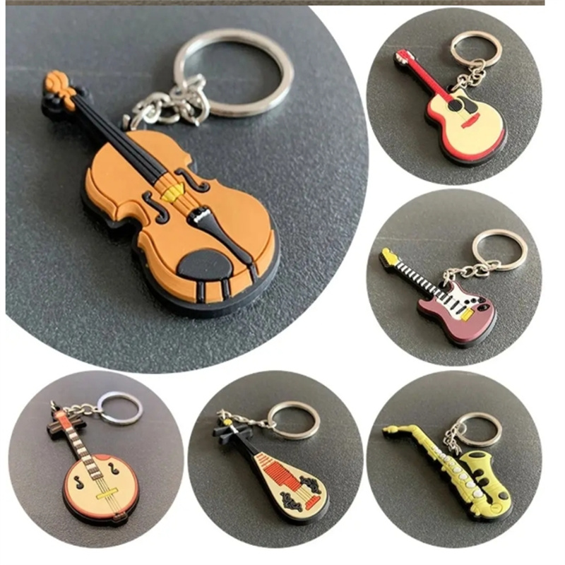 Nova chegada guitarra chaveiro - Musical Instrument Photo avaliação e preço