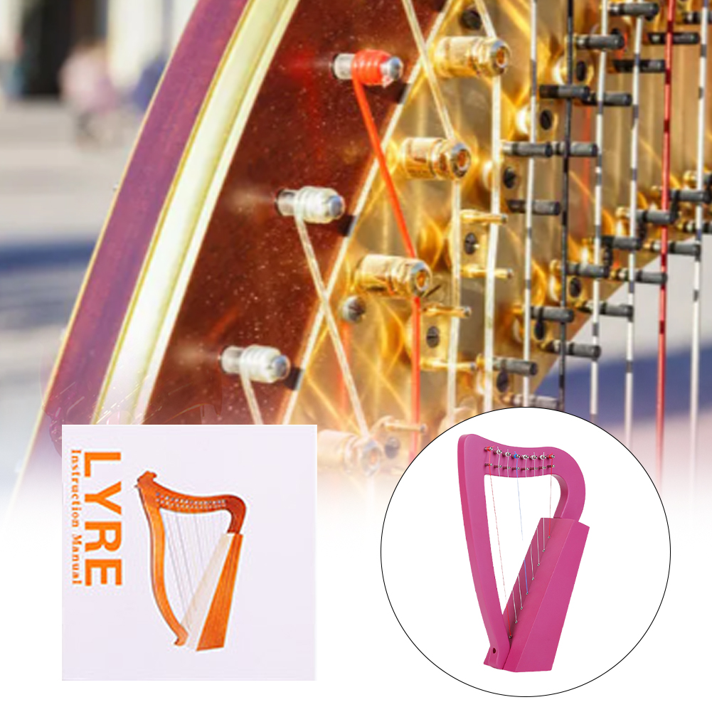 Harpa Lira de 8 Cordas em Made - Musical Instrument Lyre avaliação e preço