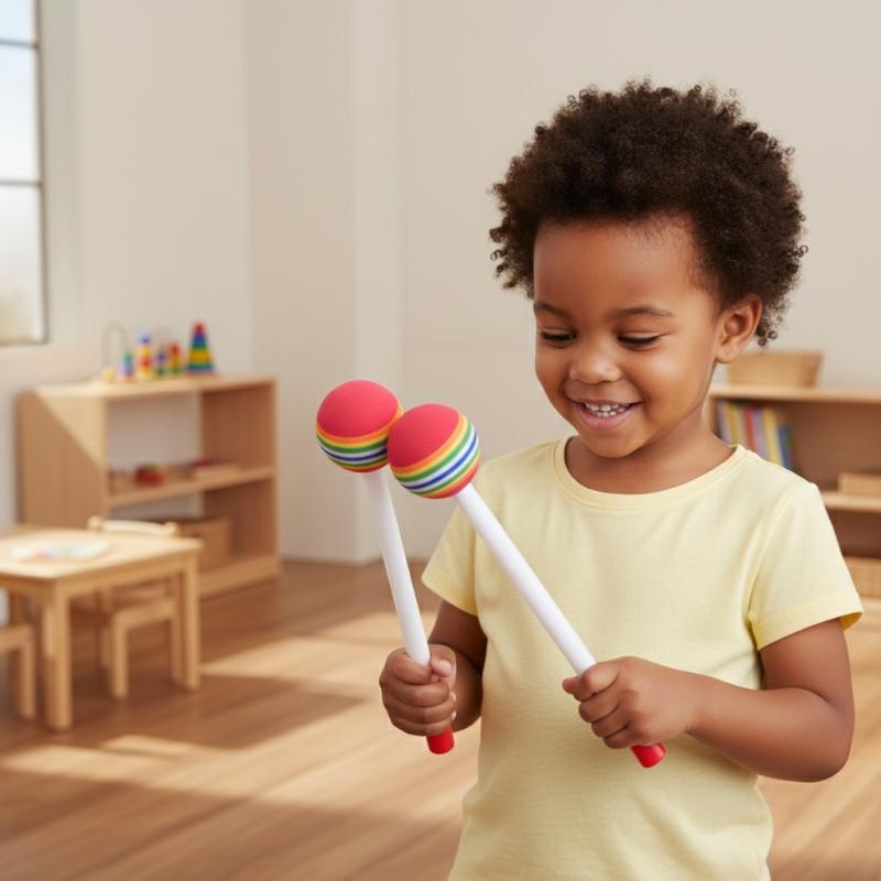 2 Peças de Baquetas de Feltro  - Musical Instrument Mallet avaliação e preço