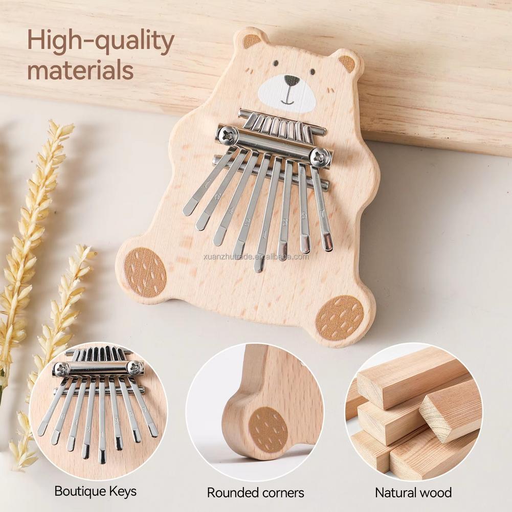 Mini Kalimba de 8 Teclas, Pian - Musical Instrument Kids avaliação e preço