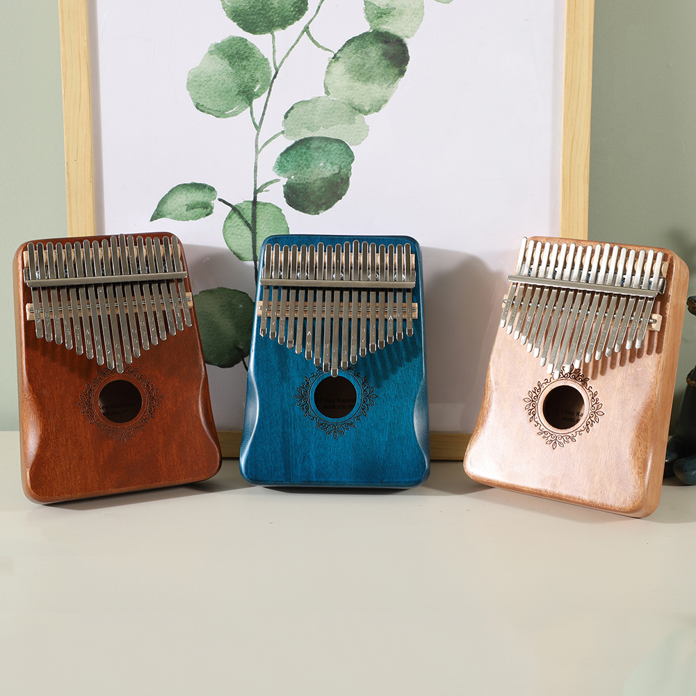 Mini Kalimba de Madeira 8/17 T - Musical Instrument Kids avaliação e preço