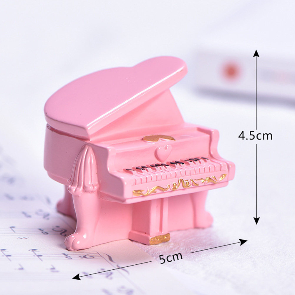 2 Peças Mini Piano Decorativo  - Musical Instrument Photo avaliação e preço