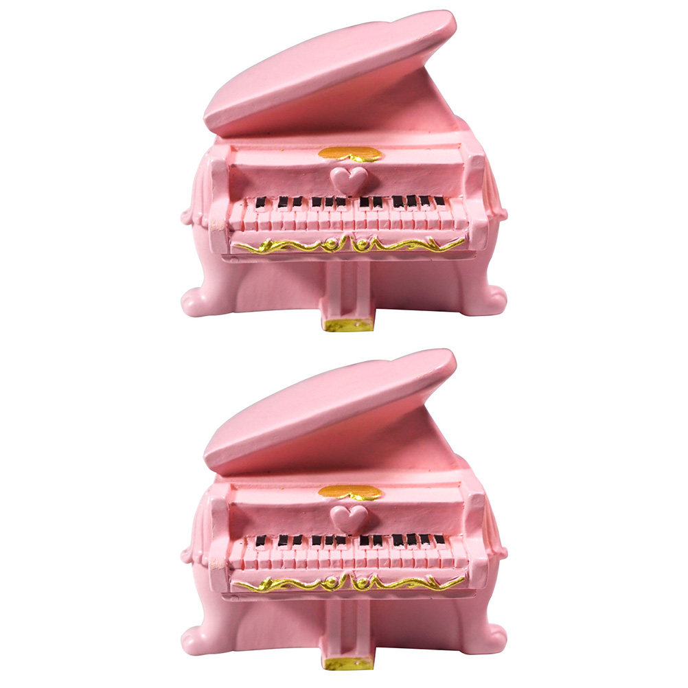 2 Peças Mini Piano Decorativo  - Musical Instrument Photo avaliação e preço
