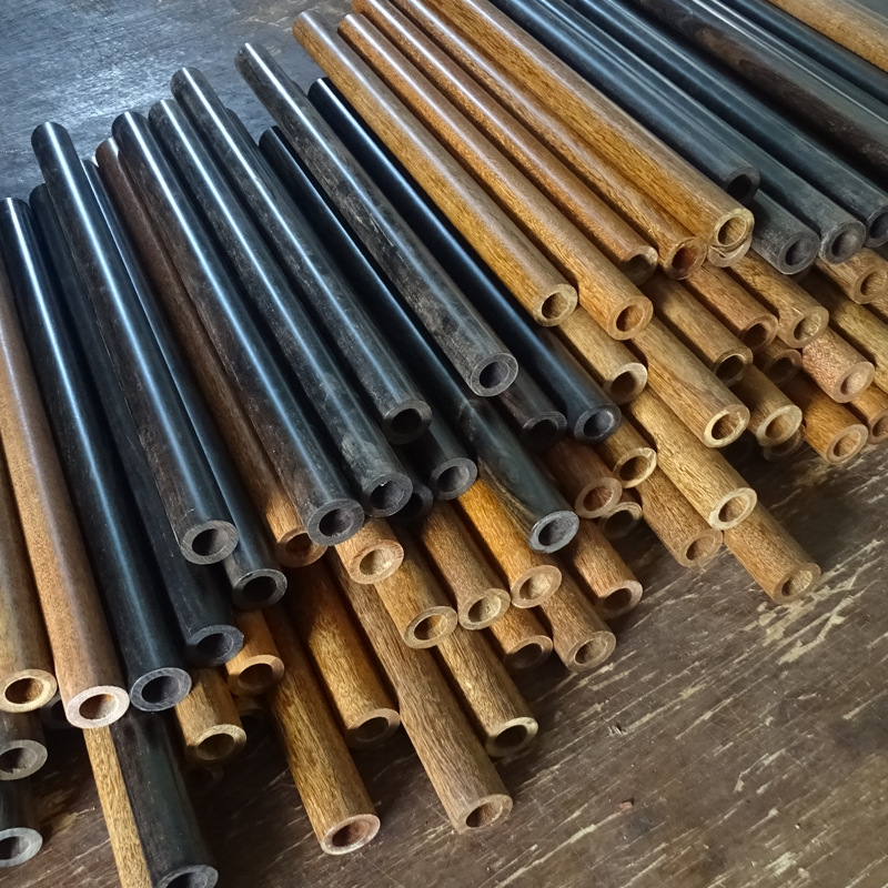 Tubo de Madeira Oco de Ébano P - Wooden Flute Native avaliação e preço