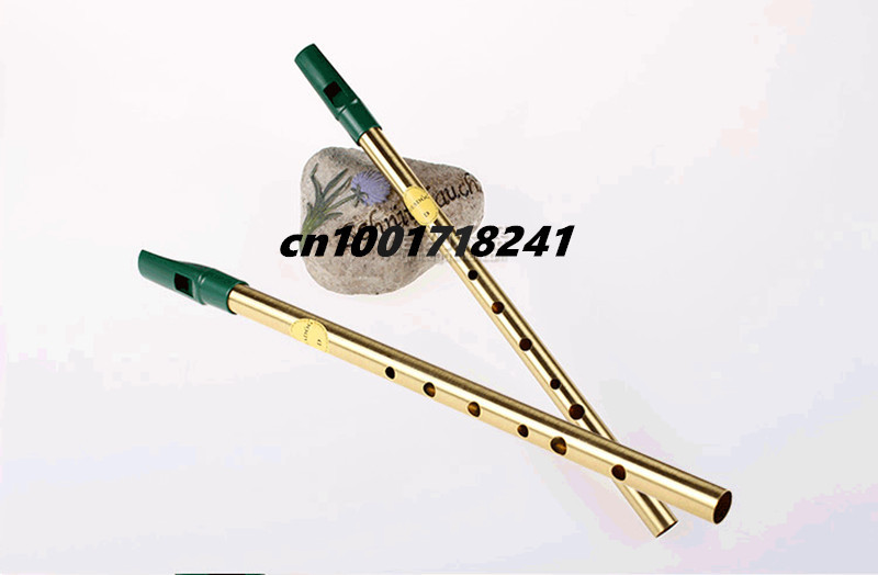 Apito irlandês de latão flauta - Tin Whistle Flute avaliação e preço