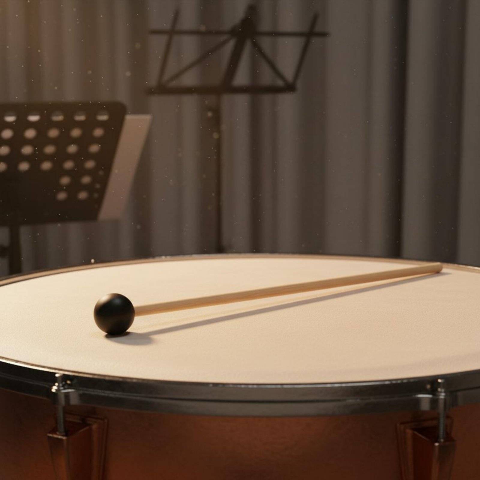 2 Peças de Baquetas de Bola Pr - Musical Instrument Mallet avaliação e preço