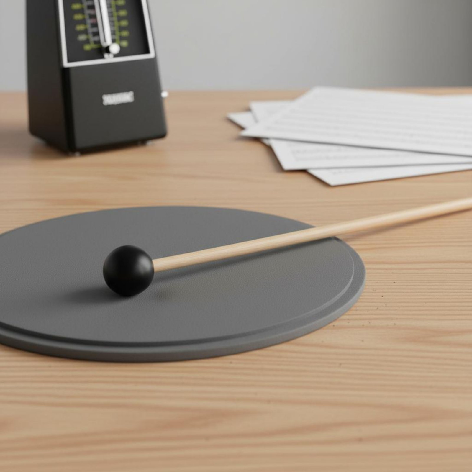 2 Peças de Baquetas de Bola Pr - Musical Instrument Mallet avaliação e preço