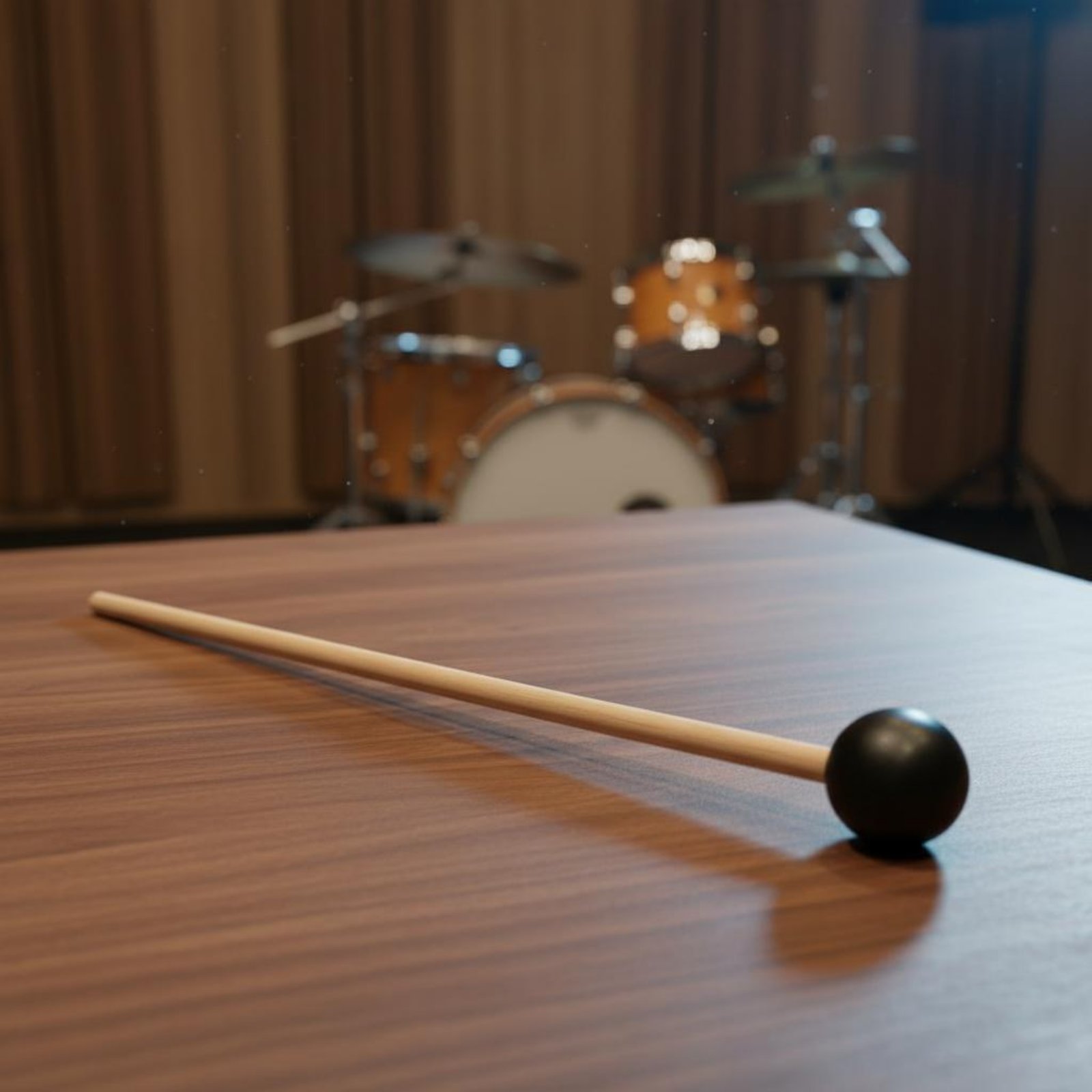 2 Peças de Baquetas de Bola Pr - Musical Instrument Mallet avaliação e preço