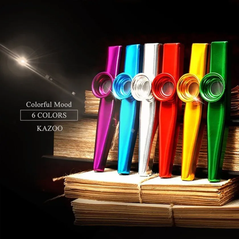    Metal kazoo gaita boca fla - Musical Instrument Flute avaliação e preço