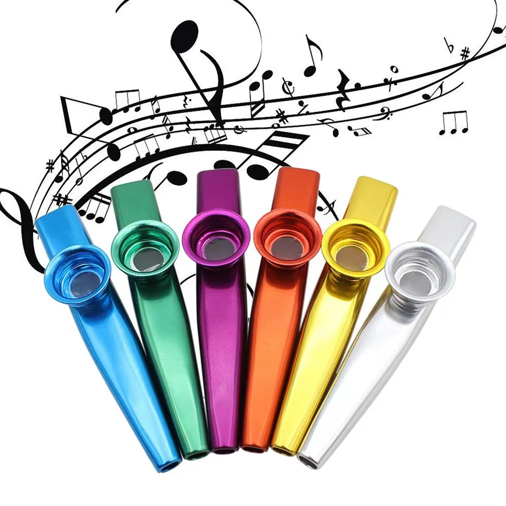    Metal kazoo gaita boca fla - Musical Instrument Flute avaliação e preço