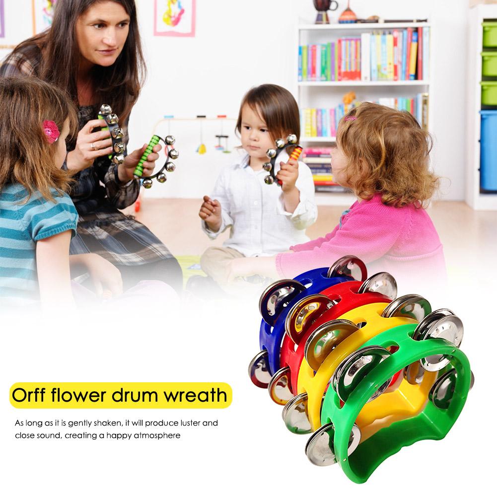 4 peças pandeiro jingles choca - Musical Instrument Kids avaliação e preço