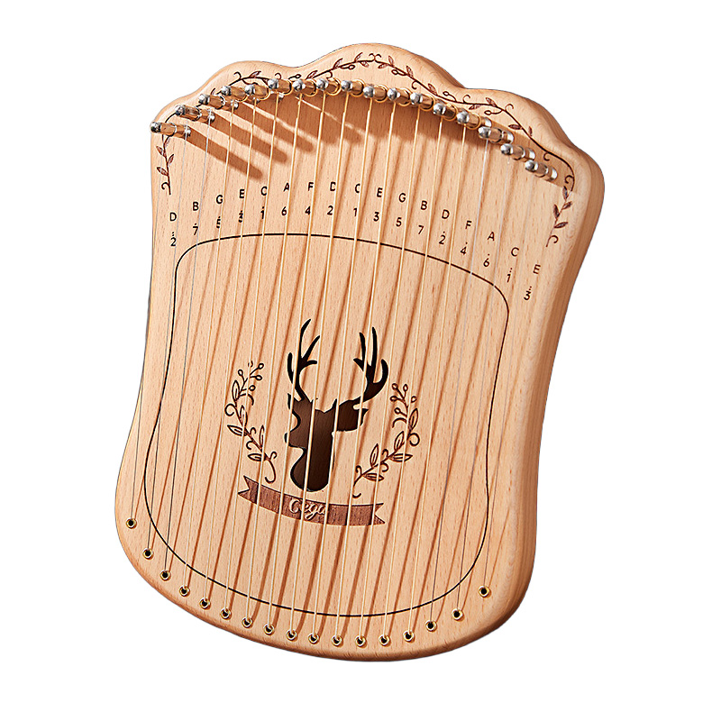 Liquidação-17 cordas lira harp - Musical Instrument Lyre avaliação e preço