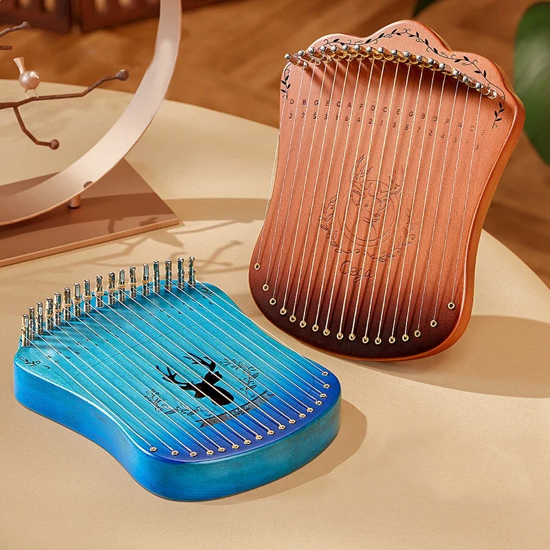 Liquidação-17 cordas lira harp - Musical Instrument Lyre avaliação e preço