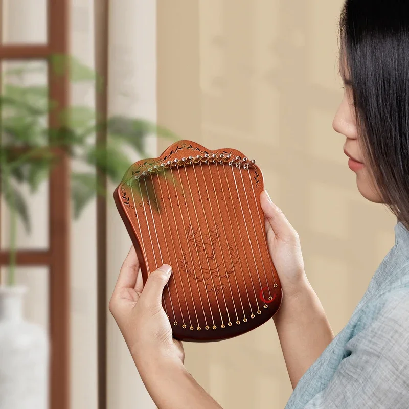 Liquidação-17 cordas lira harp - Musical Instrument Lyre avaliação e preço