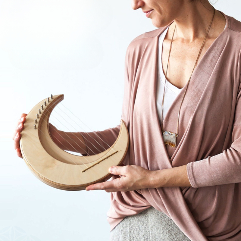 Harpa portátil pequena para in - Musical Instrument Lyre avaliação e preço