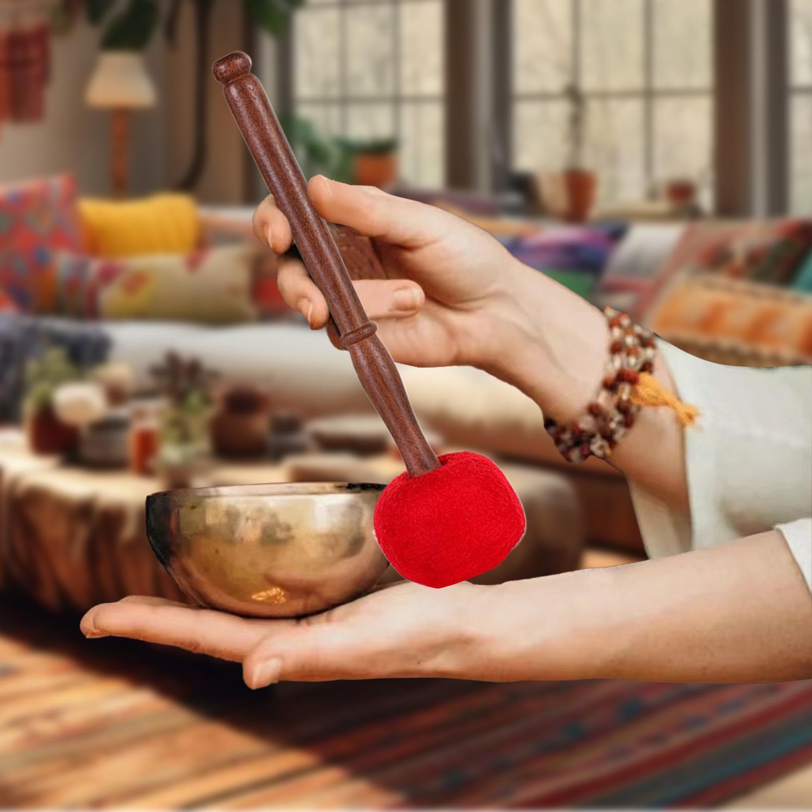 Tigela de som malho de madeira - Musical Instrument Mallet avaliação e preço