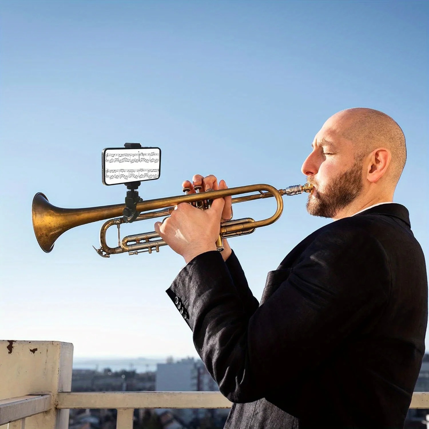 Suporte de Telefone com Clipe  - Musical Instrument Lyre avaliação e preço