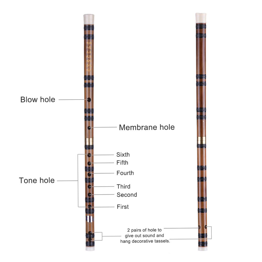 Flauta de bambu amarga artesan - Tin Whistle Flute avaliação e preço
