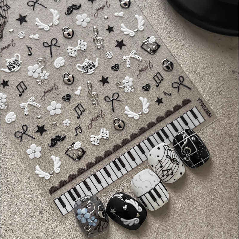 Adesivos de unhas com notas de - Musical Instrument Images avaliação e preço