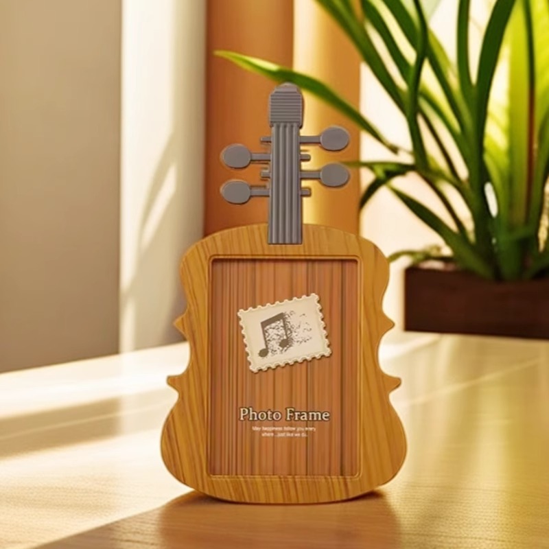 Porta-Retrato em Formato de Vi - Musical Instrument Images avaliação e preço
