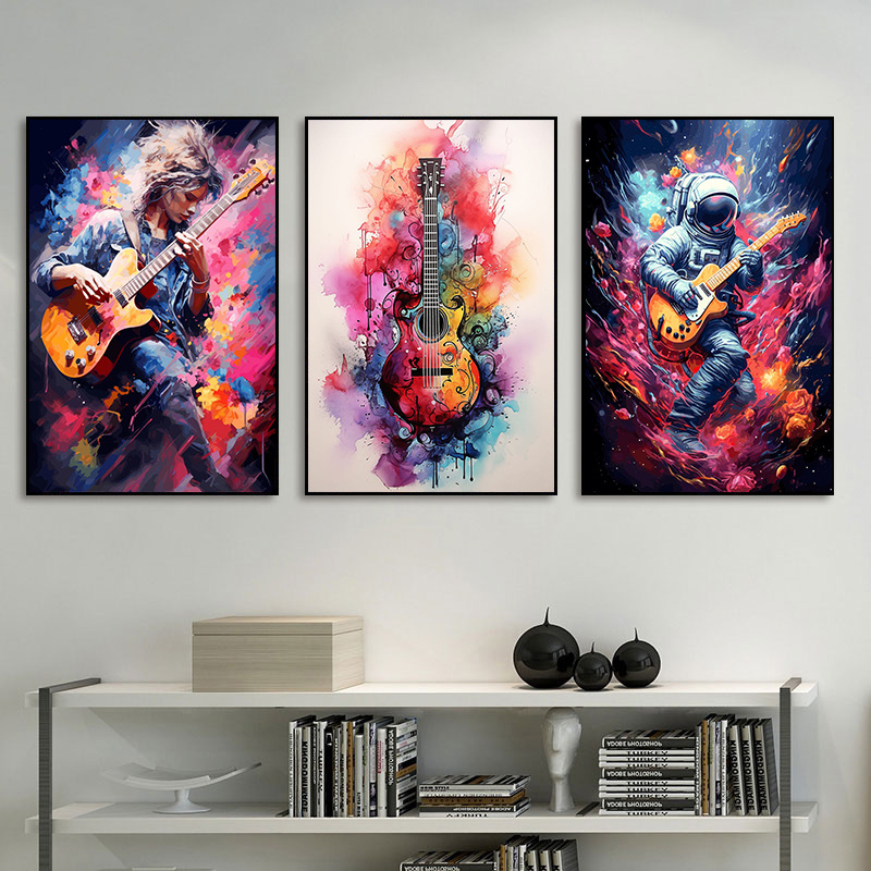 Arte Abstrata Colorida Sem Mol - Musical Instrument Images avaliação e preço