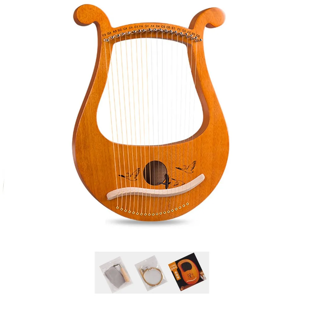 Alta qualidade 19 cordas lira  - Musical Instrument Lyre avaliação e preço