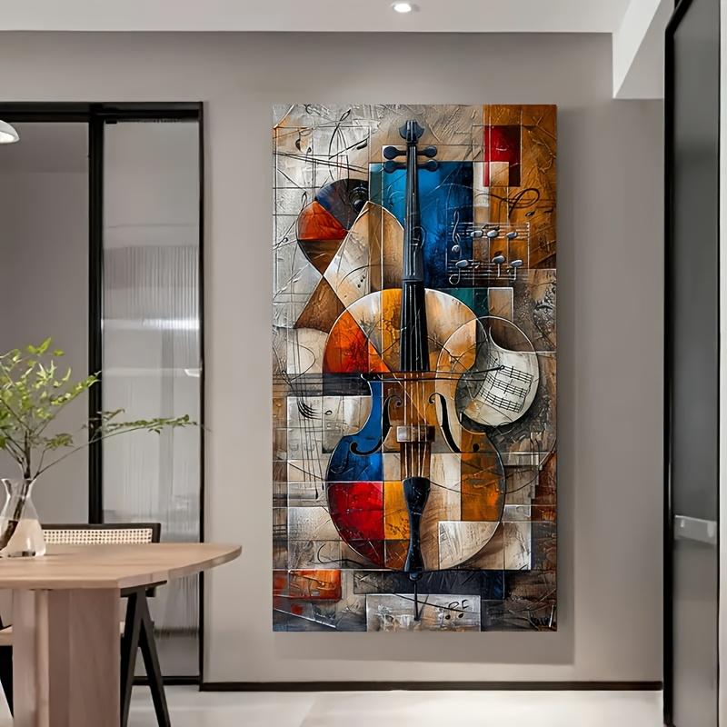 Moderno abstrato violoncelo po - Musical Instrument Images avaliação e preço
