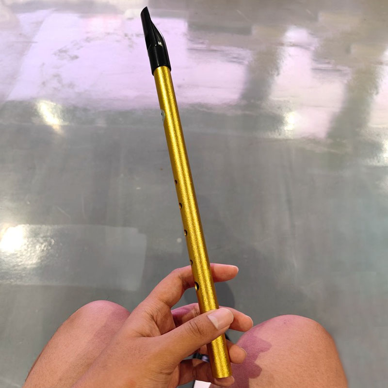 Flauta de Metal de 6 Furos par - Tin Whistle Flute avaliação e preço